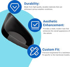 Glossy Black Door Rearview Mirror Cover Fits for Toyota 2013-2023 4Runner 2016 RAV4 HV 2013-2015 RAV4 87915-42160-A0 87915-42160-A1(Right passenger side)