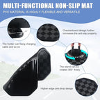 Car Anti Slip Mat Dashboard Tray Decorations Sticky Pad Multi Functional Thickened and Widened Washable with 360° Rotating Un