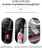 2PCS Car Seat Gap Filler - Car Seat Gap Filler Organizer for Holding Phone,Key,Purse - Universal Car Gap Filler Fits CCar Truck SUV Car Interior Accessories (Burgundy/2PCS)…