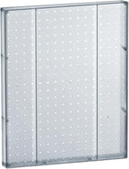 Azar Displays 771620-CLR Pegboard 1-Sided Wall Panel, Clear Translucent Color, 2-Pack