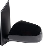 TRQ 2 Piece Driver and Passenger Side Mirror Assembly Set Electric Adjustment Heated No Memory Black Compatible with 2015-201