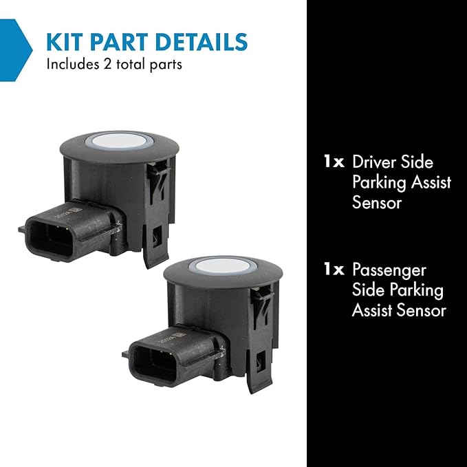 TRQ Parking Assist Sensor Set Compatible with 2013 Infiniti JX35 2014-2015 QX60 2013-2014 Nissan Pathfinder NI1175100
