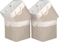 Univivi Fabric Storage Cubes 12 inch Cube Storage Bins with Rope Handles, Storage Baskets Cubes Organizer for Home Shelf Clos