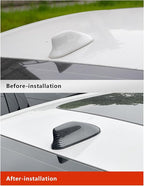 YINGTUU for Honda Accord 2018 2019 2020 2021 2022 Accessories Car Antenna Toppers Car Shark Fin Cover Decoration Exterior Trim Carbon Fiber Pattern
