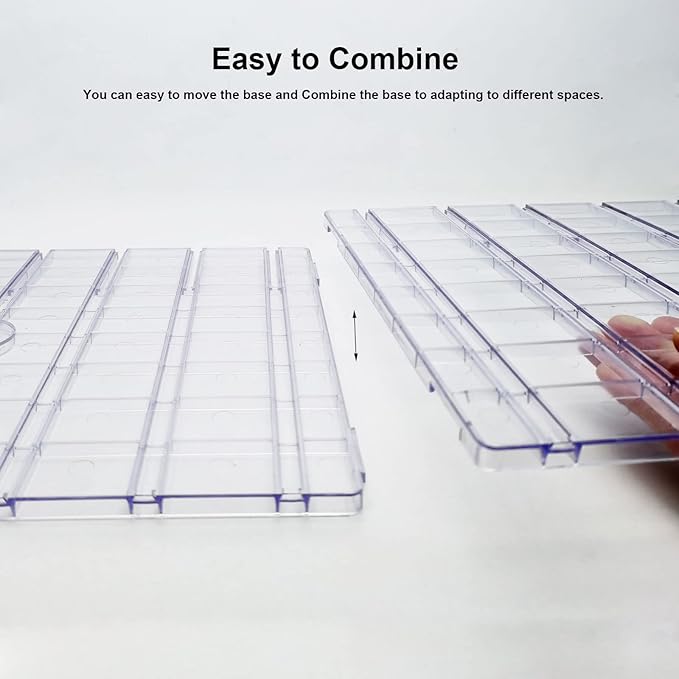 Purse Organizer for Closet, Adjustable Clear Shelf Dividers for Closet Organization Plastic Purse Storage Organizer Bag Organ