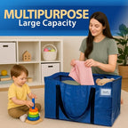 ClearSpace Heavy Duty Moving Bags or Storage Bag – Large Moving Boxes with Backpack Straps, Zippers & Handles – Perfect for M