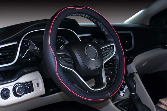 Mayco Bell Small Size Steering Wheel Cover Anti-Slip,Safety,Soft,Breathable,Durable,Full Surround,Comfortable Grip Microfiber