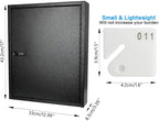 KYODOLED 100Keys Key Cabinet Organizer, Key Lock Box Wall Mount with Code, Large Keys Storage Combination Lock Box for Home, 