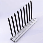 Pull Out Clothes Rail Extendable Pull Out Closet Rod - Wardrobe Pull-Out Trousers Rack, Expandable Wardrobe Rack 9 Trouser Wa