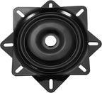 uxcell 6" Bar Stool Swivel Replacement, 360° Rotation Lazy Susan Turntable, Square Semi-Ball Bearing Seat Swivel Base Mount P