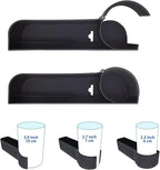 Car seat gap filler organizer,Multi-function car seat storage box 2 packs,Adjustable Cup Holder car console side storage box Holders phone, sunglasses,car accessories (Black Style 4)
