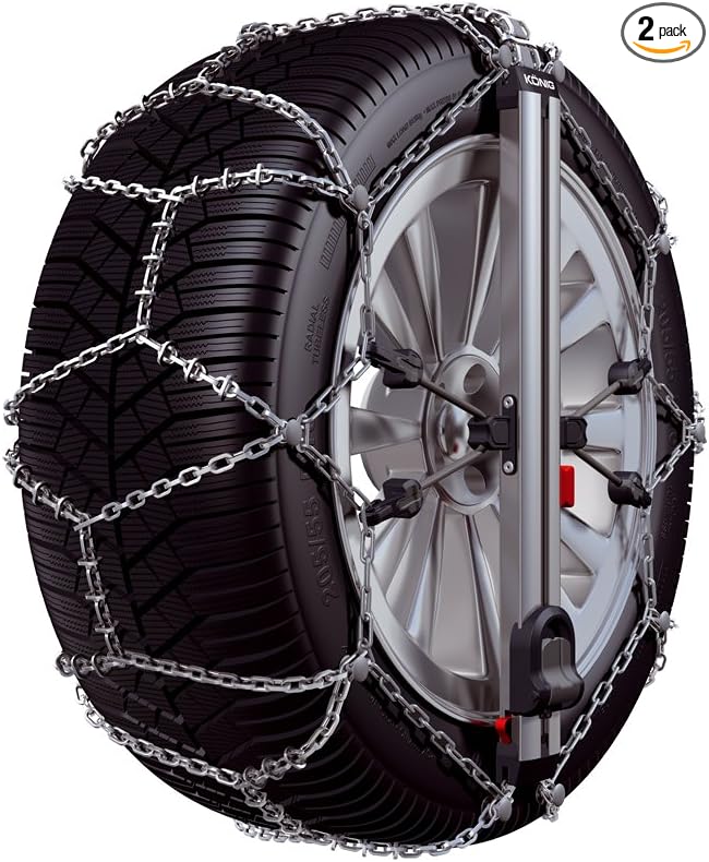 KÖNIG Easy-FIT CU-10 060 Snow Chains, Set of 2
