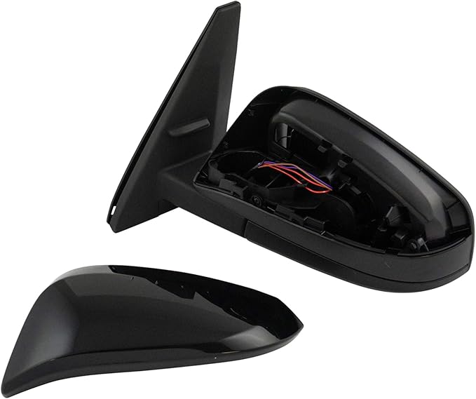 TRQ Driver and Passenger Side Mirror Assembly Set Power Heated Paint to Match Compatible with 2014-2022 Toyota 4Runner