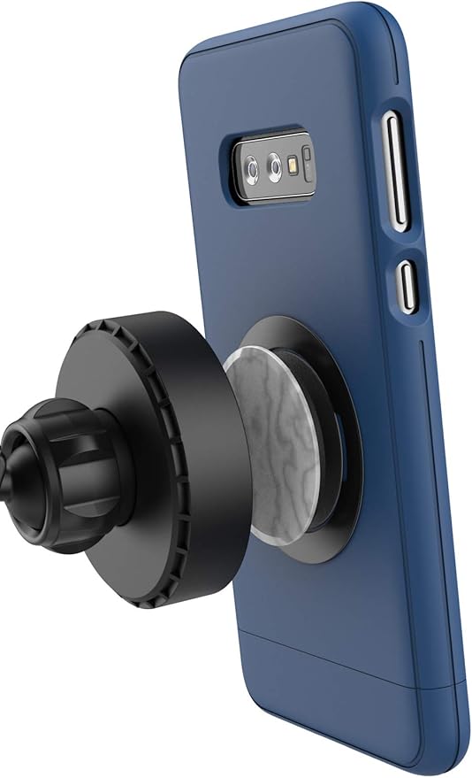 ENCASED LolliLockit CD Car Mount for Pop Phone Holder Grip, Magnetic Socket Holder (Patent Pending)