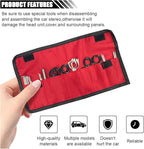 20PCS Car Radio Removal Tool Kit, Professional Tooling Car Audio Stereo CD Player Removal Key Kit, Universal Radio Removal Pr