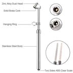 ATsafepro Semi Truck Tire Pressure Gauge, Heavy Duty Tire Gauge Range to 150PSI/10Bar,Dual Head Air Pressure Gauge for RV, Semi, Truck,SUV and Car