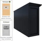 OSCHF Cube Shelf Bookcase with Base - Wooden 2 Tiers Floor Standing Low Storage Cabinet for Home and Office, 8-Cube Lattice B