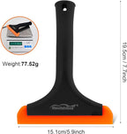 NEWISHTOOL All-Purpose Small Silicone Squeegee for Car & Home Cleaning, 3 Pack Window Tint Scraper for Car Windshield, Shower Bathroom Glass Door Washing