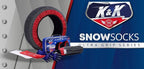 K&K Auto Snow Socks for Tires – Pro Series for Ultimate Grip Approved Snow Chain Alternative Traction Device – Tire Sock for 