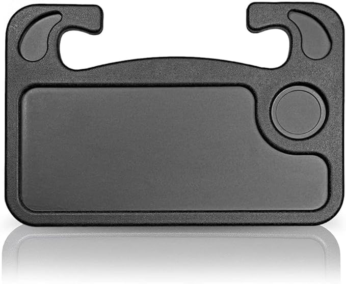 Steering Wheel Desk Tray for Volvo S90 xc90 v90cc 2017 2018 2019+, Driver Seat Laptop Mount Portable Food Eating Table Travel Accessory Black Plastic