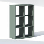 Furinno Cubic Closet Organizers and Storage, 6-Cube Closet Organizer, Open Shelf Closet Storage, Extra Thick Frame for Wardro