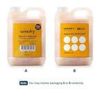 wisedry [ 5 LBS ] Silica Gel Beads Reusable Color Indicating Rechargeable Desiccant Bulk with 10 Pcs Organza Drawstring Bags