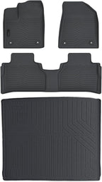 Auxko All Weather Floor Mats Cargo Mat Fit for 2025 2026 Nissan Murano TPE Liners Accessories Guard Odorless Anti-Slip Floor Liners & Trunk Liner for 2025 2026 Nissan Murano