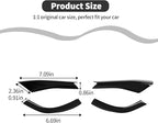 Rearview Side Mirror Decoration Trim Cover Compatible with Mustang IExterior Accessories 2024 2025(Black)