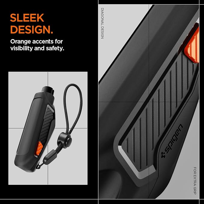 Spigen Life Car Escape Tool Emergency Keychain Hammer Seatbelt Cutter and Window Breaker - Black