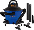 Koblenz Wet Dry Vacuum Cleaner, Large 16.0 Gallon Tank, 6.5 HP Powerful Vacuum for Dry and Wet Messes, Vacuum Cleaner and Blo