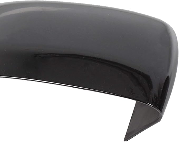 ALMULOO Pair Mirror Covers Compatible with 2011-2020 Jeep Grand Cherokee/Dodge Durango Top Half Side Door Rearview Mirror Cap Glossy Black Trim 2Pcs