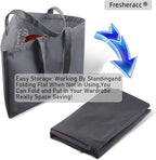 Clothes Hanger Organizer Holder for Space Saving, Fresheracc Hanger Triangle Storage Bag with Handles for Closet Tidier Laund