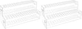 2PCS 96-Slots Pen Display Stand,2-Tier Acrylic Pen Holder for Craft Shows,12mm Beadable Pens Stand Paint Brush Holder Pencil 