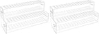 2PCS 96-Slots Pen Display Stand,2-Tier Acrylic Pen Holder for Craft Shows,12mm Beadable Pens Stand Paint Brush Holder Pencil 