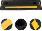 Parking Stopper for Garage Car Wheel Stopper Compact Design for Driveway and Truck Parking - Texture for Maximum Stability for Schools and Malls