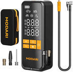 Tire Inflator Portable Air Compressor - 4X Faster 160 PSI Portable Air Pump for Cars - Cordless Tire Inflators with Gauge - Portable Tire Inflator for Car, Pickup, Bike and More