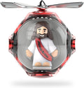 Jesus Loves You Car Air Freshener with 6-Color Auto Light Up & 4 Scented Pads – Light Fragrance, Decorative Auto Accessories,