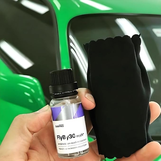 CARPRO FlyBy30 Glass Sealant: Professional Windshield, Window & Glass Coating - Rain Shower Water Repellent & Car Glass Treat
