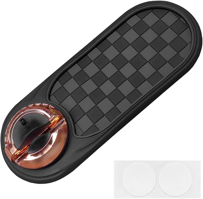 Multifunction Car Anti-Slip Mat, Rotatable Vehicle Phone Holder with Temporary Parking Number, Universal Auto Dashboard Organ
