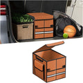 Car Trunk Organizer, Collapsible Multi Compartment Waterproof Sturdy Vehicle Trunk Container Box, Sturdy Automotive Interior S