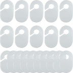 20 Pack Clothing Rack Size Dividers Blank Closet Separators for Clothes Baby Closet Size Divider Hooks Wardrobe Large Hangers