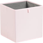 Amazon Basics Collapsible Cube Organizer Bins, Closet Storage Organizer Baskets for Shelves, Space-Saving, 13" x 15" x 13", P