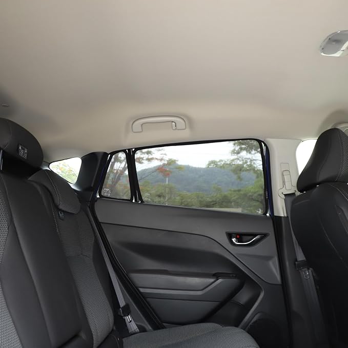 Car Window Shade Compatible with Subaru Crosstrek 2024 2025 2026, Front Rear Mesh Side Window Sun Shade Glare Shield and UV Rays Protection Accessories (Back Window)