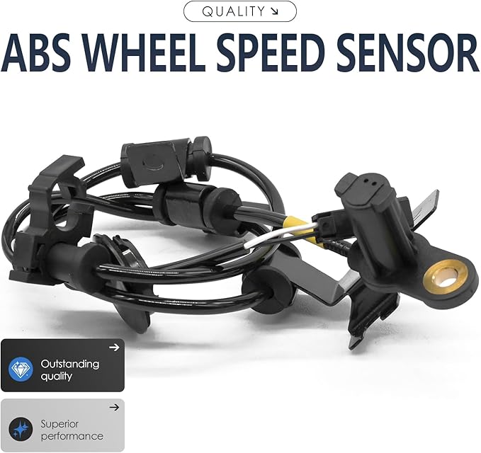 2PCS Rear Left and Right Abs Wheel Speed Sensor Compatible with Ford Escape Mariner AL8Z2C190A AL8Z2C190B ALS1997 ALS1996 w/A