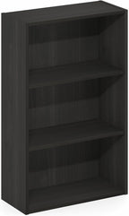 Furinno Basic Book Shelf, 3-Tier Bookshelf, Cube Storage Organizer Bookcase with Open Shelf, 7 x 17 x 26, for Living Room, Be