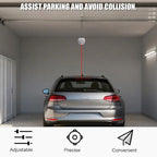 Car Parking Guide Assist Laser Sensor, 360 Degree Adjustable Laser Assist Stop Light Distance Vehicle Parking Aid, Motion Activated Auto Stop Indicator Assistance, Universal Fit