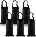 6 Pcs Car Trash Bags Hanging Back Seat Garbage Bag Washable Detachable for Car Outdoor Traveling Home Use