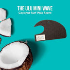 ulu Lagoon Hanging Car Air Freshener | Tropical Beach Coconut Surf Wax Scent Mini Wave | Long Lasting Car Freshener, Closet a