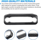 Autorder Custom Fit for Accessories 2021 2022 2023 2024 2025 Ford Bronco Sport Carbon Fiber Button Frame Panel Cover Center Console Interior Trim