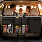 Car Trunk Organizer, Detachable Car Backseat Hanging Organizer with 7 Large Storage Pockets, Collapsible Back Seat Organizer
